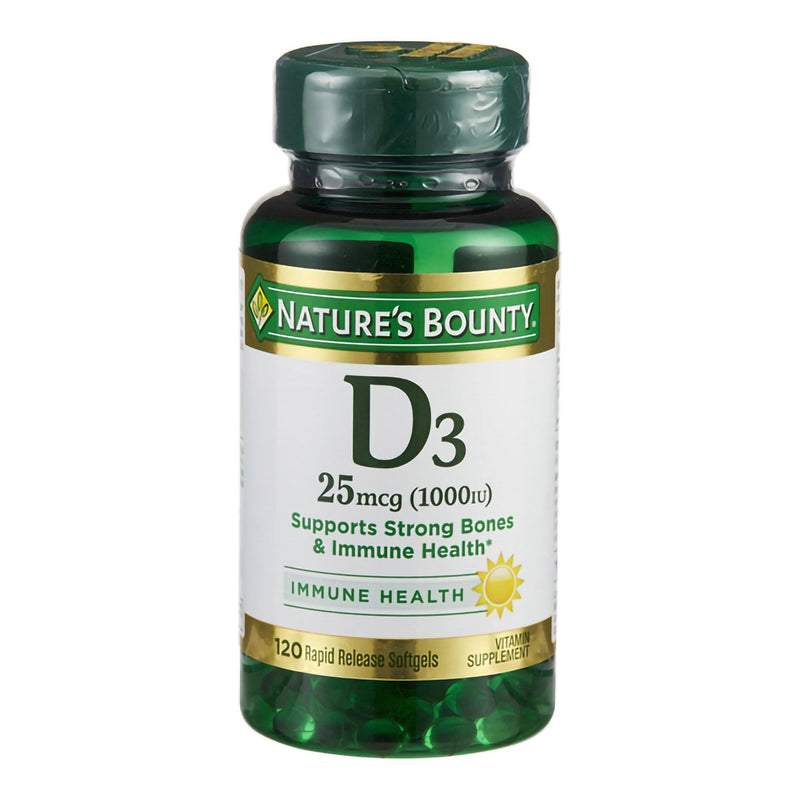 Nature'S Bounty® Vitamin D-3 Supplement, Sold As 1/Bottle Us 07431215605