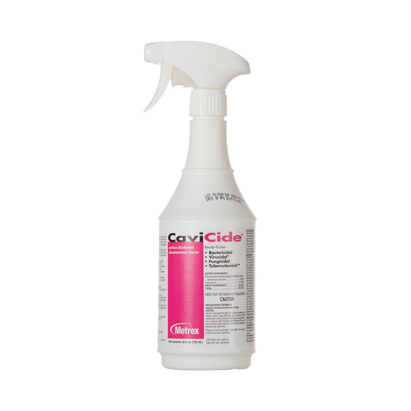 Cavicide Surface Disinfectant Cleaner, Alcohol Based, 24 Oz Bottle, Sold As 12/Case Metrex 13-1024