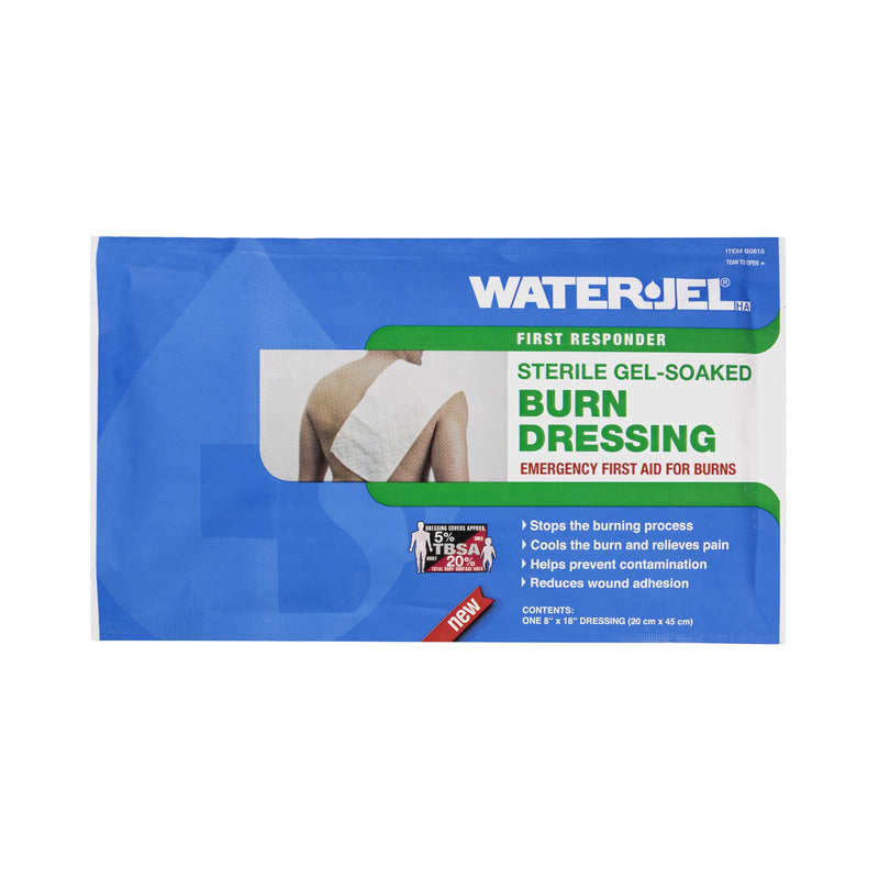 Water-Jel® First Responder Burn Dressing, 8 X 18 Inch, Sold As 1/Each Safeguard B0818-20.00.000