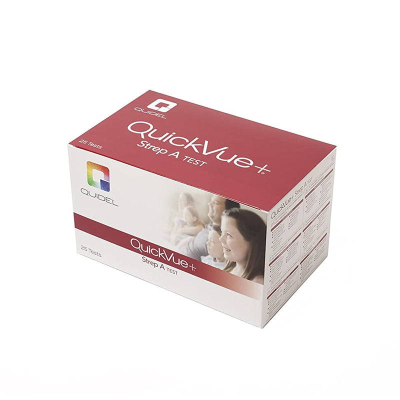 Quickvue+® Strep A Infectious Disease Immunoassay Respiratory Test Kit, Sold As 25/Kit Quidel 20122