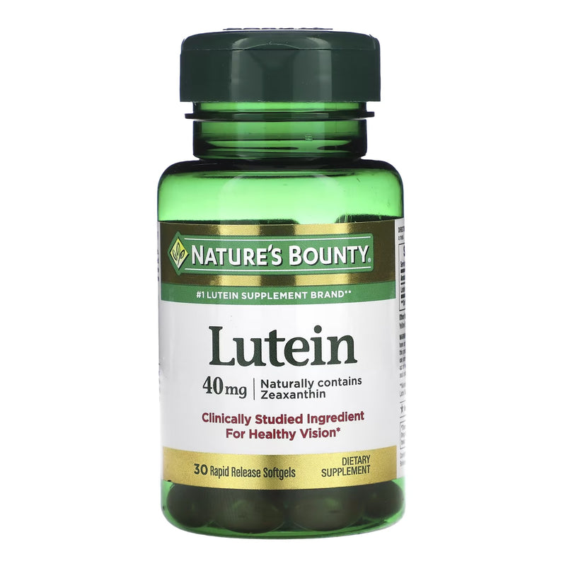 Lutein, Cap Sgel Natures Bounty 40Mg (30/Bt), Sold As 1/Bottle Us 07431244250