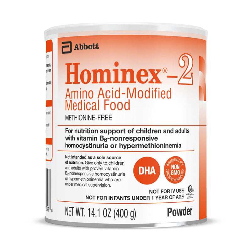 Hominex®-2 Amino Acid–Modified Medical Food For Vitamin B-6–Nonresponsive Homocystinuria Or Hypermethioninemia, 14.1-Ounce Can, Sold As 6/Case Abbott 