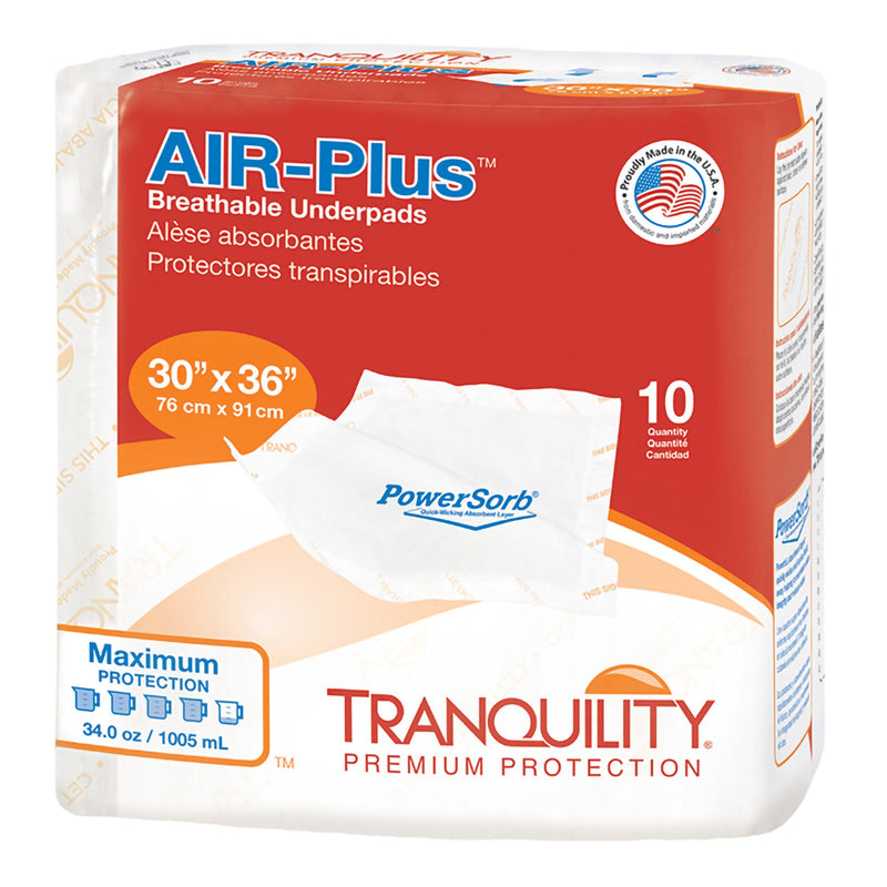 Tranquility® Air-Plus™ Low Air Loss Underpad, 30 X 36 Inch, Sold As 40/Case Principle 2710