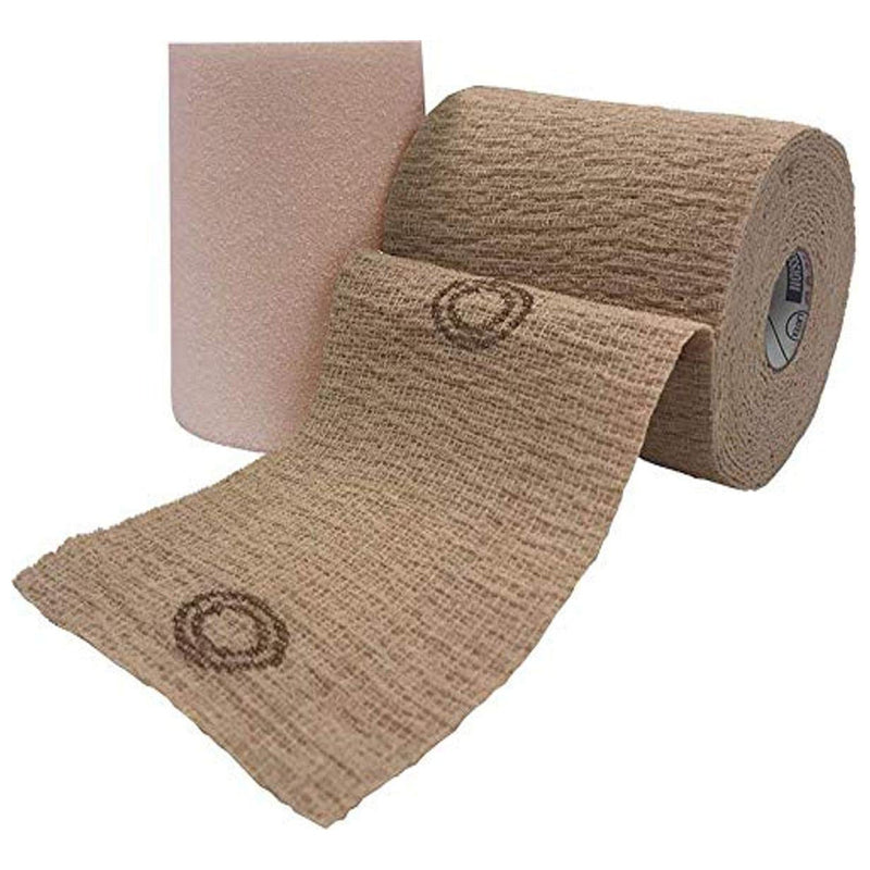 Coflex® Tlc Calamine With Indicators Self-Adherent / Pull On Closure 2 Layer Compression Bandage System, Sold As 8/Case Andover 8840Ubc-Tn