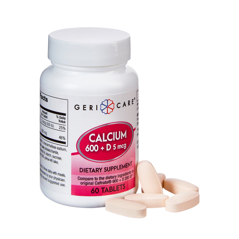 Geri-Care® Vitamin D-3 / Calcium Carbonate Joint Health Supplement, Sold As 144/Case Geri-Care 747-06-Gcp