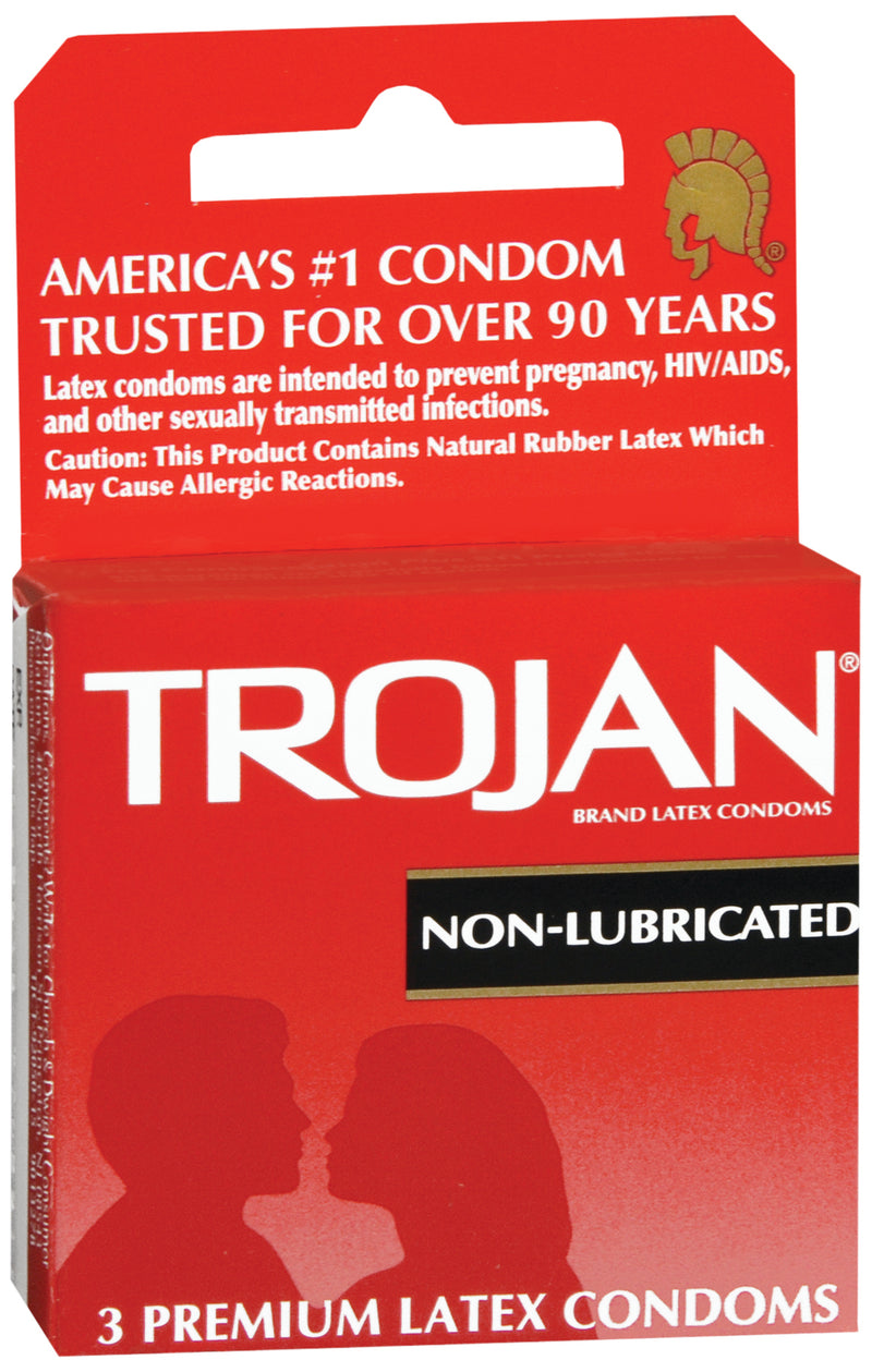 Trojan® Nonlubricated Latex Condom, Sold As 3/Box Church 22600092050