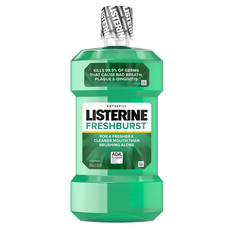 Listerine® Freshburst® Antiseptic Mouthwash, 500 Ml Bottle, Sold As 1/Each Johnson 00312547937535
