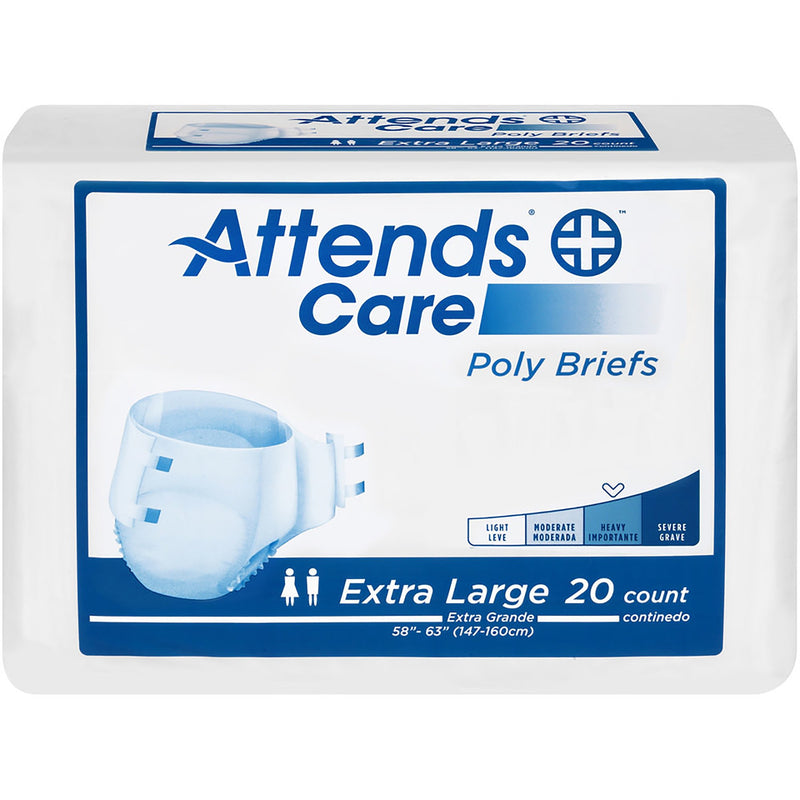 Attends® Care Heavy Incontinence Brief, Extra Large, Sold As 60/Case Attends Brhc40