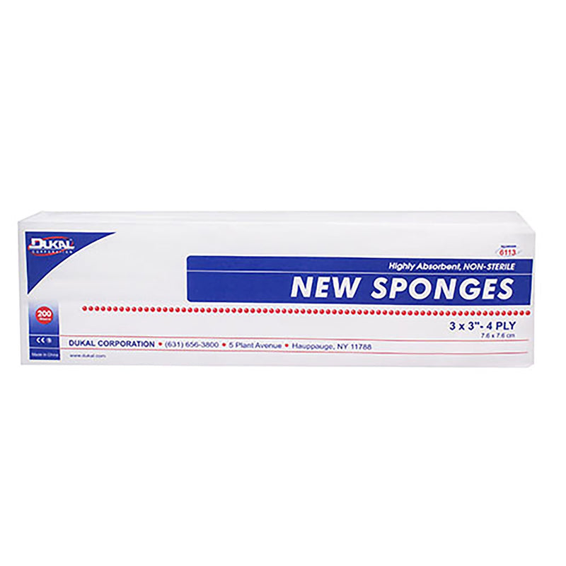 Dukal™ Nonwoven Sponge, 3 X 3 Inch, Sold As 1/Bag Dukal 6113