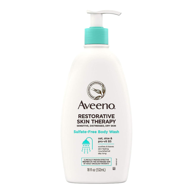 Aveeno, Body Wash Restorative Skin Therapy Sulfate-Free 18Oz, Sold As 1/Each J 38137118786