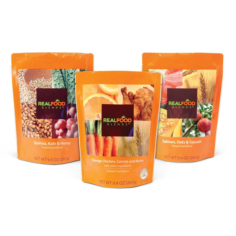 Real Food Blends™ Variety Pack Pureed Food Blend For Tube Feeding, 9.4-Ounce Pouch, Sold As 1/Case Nutricia 176991
