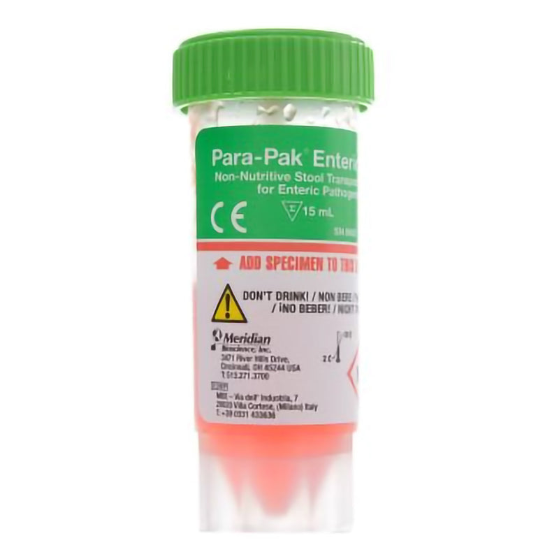 Para-Pak® Single-Vial Stool Specimen Container, 15 Ml Fill, Sold As 20/Pack Meridian 900812