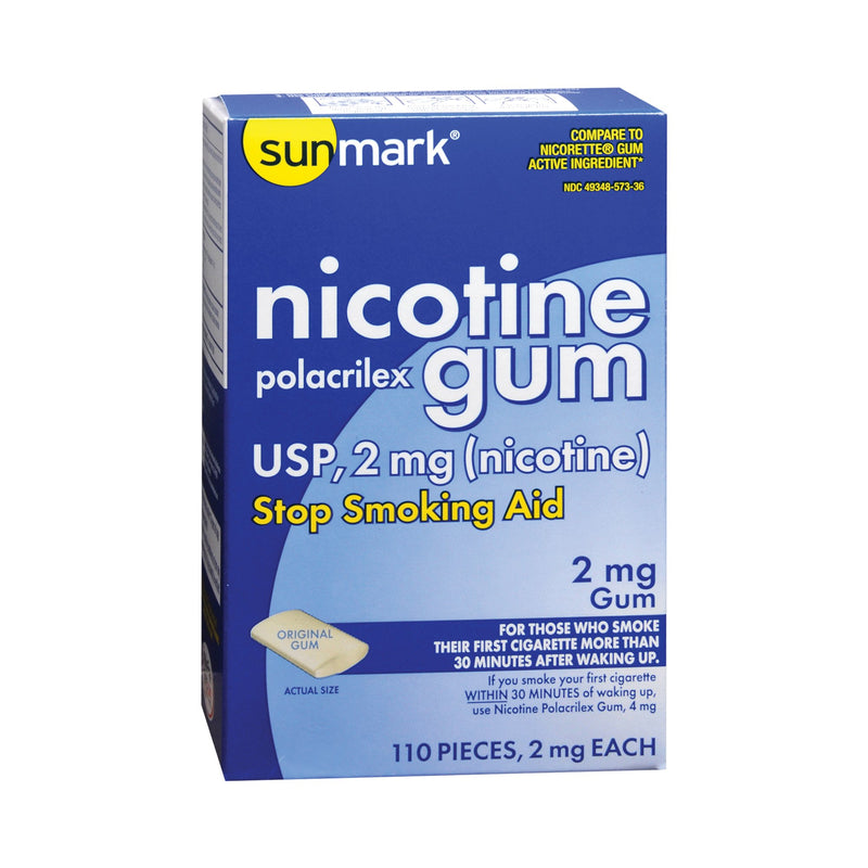 Sunmark® Nicotine Polacrilex Stop Smoking Aid, Sold As 110/Pack Mckesson 49348057336