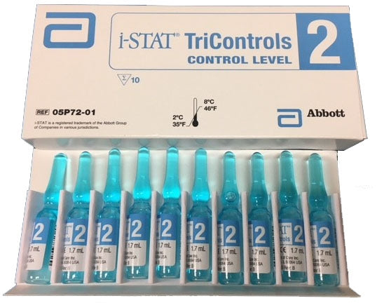 I-Stat® Tricontrols Control, Sold As 1/Each Abbott 05P7201