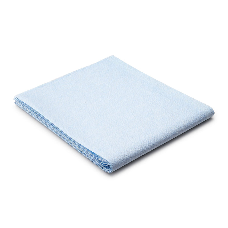 Tidi® Everyday Blue Flat Stretcher Sheet, 40 X 90 Inch, Sold As 50/Case Tidi 980928