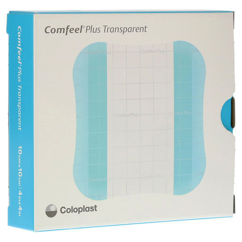 Comfeel® Plus Transparent Hydrocolloid Dressing, 4 X 4 Inch, Sold As 10/Box Coloplast 33533