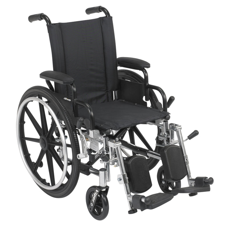 Drive™ Viper Lightweight Wheelchair, 14-Inch Seat Width, Sold As 1/Case Drive L414Dda-Elr
