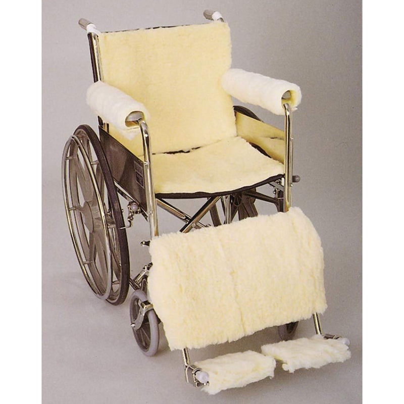 Skil-Care™ Seat And Back Pad, For Use With Wheelchair, Sheepskin, Sold As 1/Set Skil-Care 703050