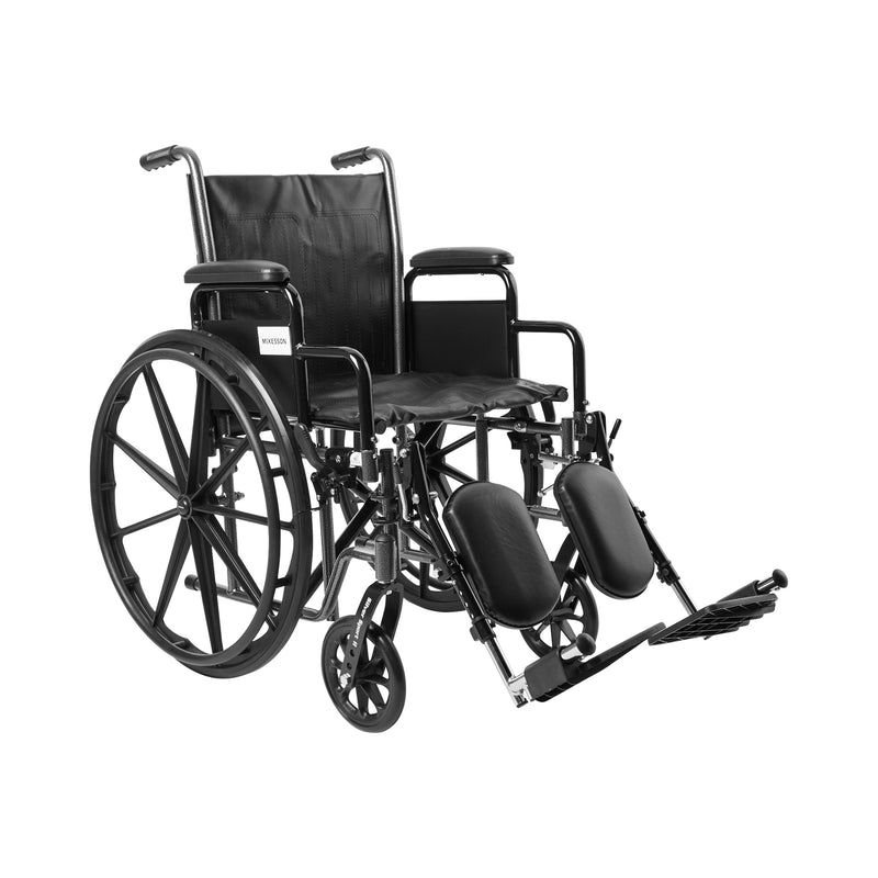 Mckesson Wheelchair, 18 Inch Seat Width, Sold As 1/Each Mckesson 146-Ssp218Dda-Elr