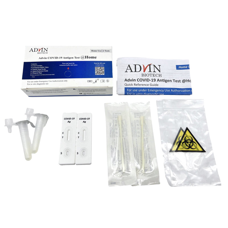 Advin Covid-19 Antigen Test Kit, Sold As 1/Kit Chembio 66-9990-3