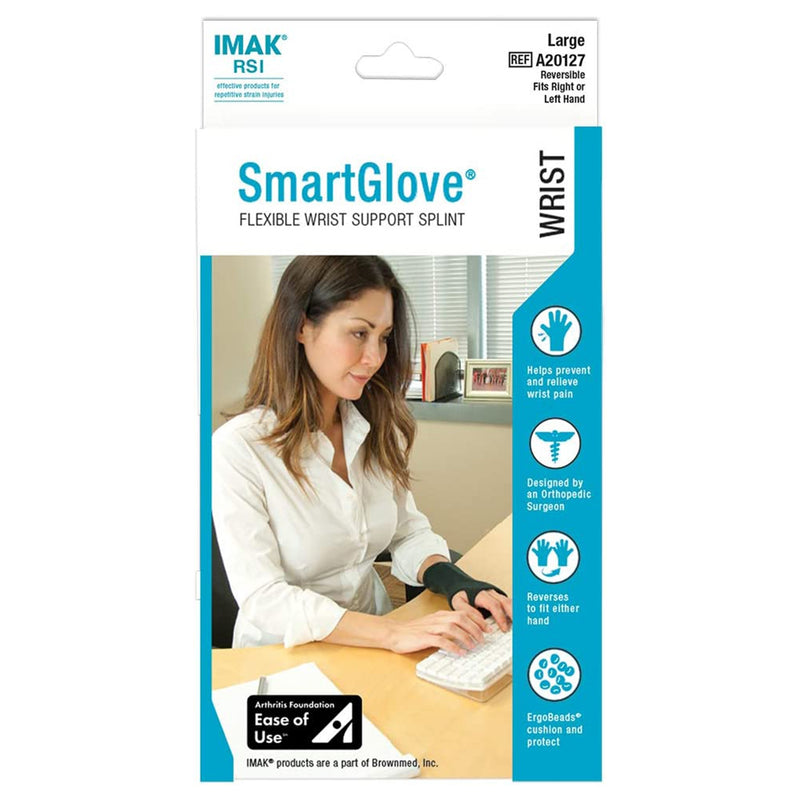 Imak® Smartglove Wrist Splint, Large, Sold As 1/Each Brownmed A20127