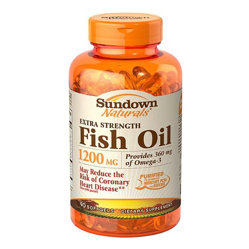 Sundown Naturals® Fish Oil Omega-3 Supplement, Sold As 1/Each Us 03076816888