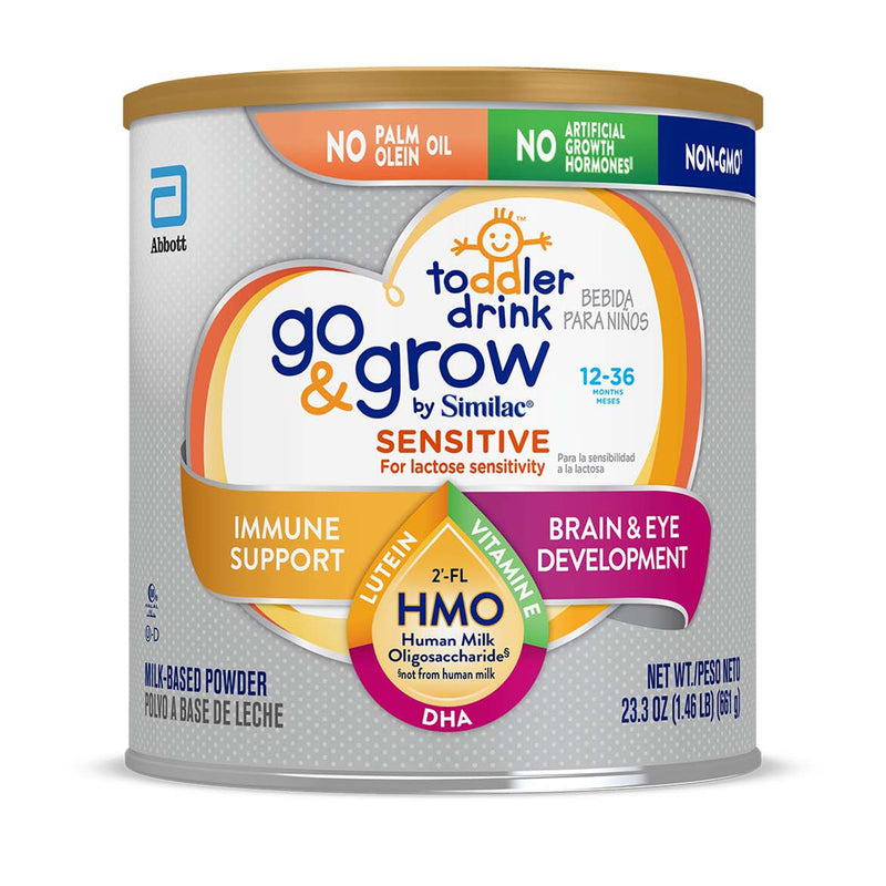 Go & Grow By Similac® Sensitive Non-Gmo Toddler Formula, 23.3 Oz. Can, Sold As 4/Case Abbott 67581