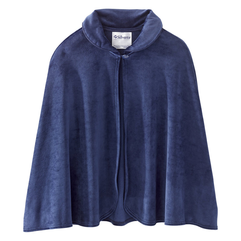 Silverts® Women'S Easy On Cozy Sleep Cape, Navy Blue, Sold As 1/Each Silverts Sv30290_Nav_Os
