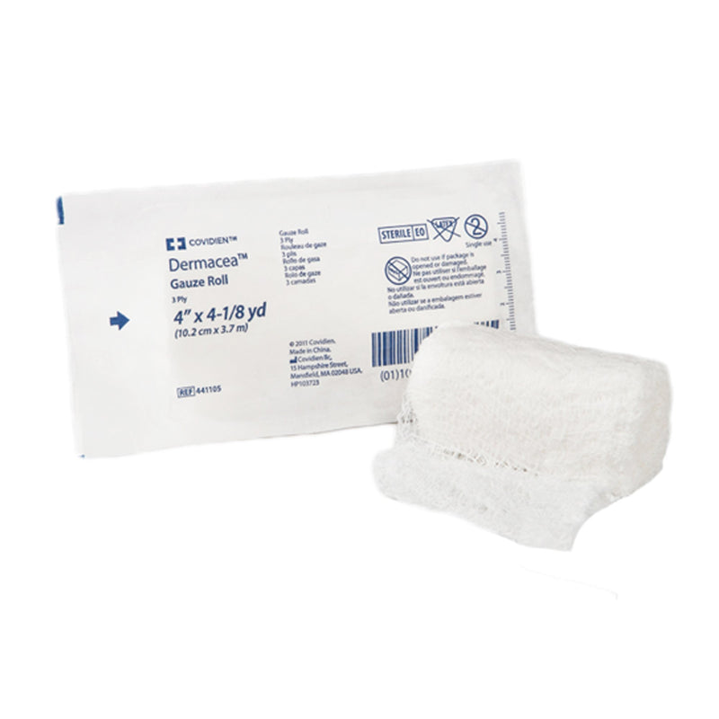 Dermacea™ Sterile Fluff Bandage Roll, 4 Inch X 4-1/8 Yard, Sold As 96/Case Cardinal 441105
