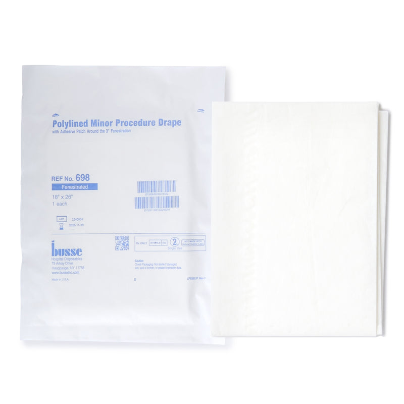 Busse Hospital Sterile Minor Procedure Surgical Drape, 18 X 26 Inch, Sold As 1/Box Busse 698