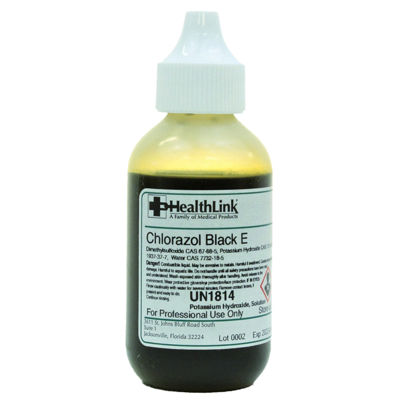 Edm 3™ Chlorazol Black E Stain, 2-Ounce Bottle, Sold As 1/Each Edm 400308