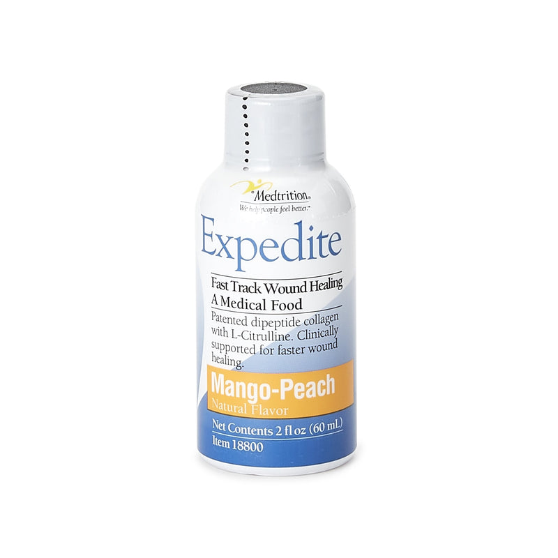 Expedite™ Mango-Peach Concentrated Collagen Dipeptides Medical Food, 2-Ounce Bottle, Sold As 1/Each Medtrition/National 18800