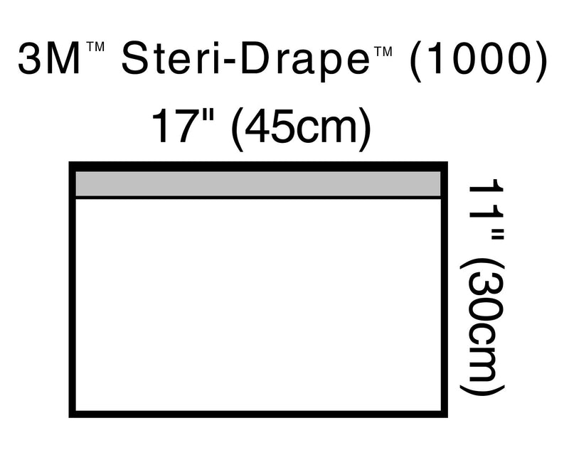 3M™ Steri-Drape™ Sterile Small Towel General Purpose Drape, 17 X 11 Inch, Sold As 40/Case 3M 1000