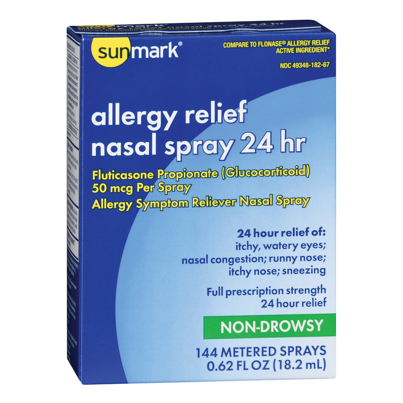 Sunmark® 24 Hour Fluticasone Propionate Allergy Relief, 0.62 Fl. Oz., Sold As 1/Each Mckesson 49348018267