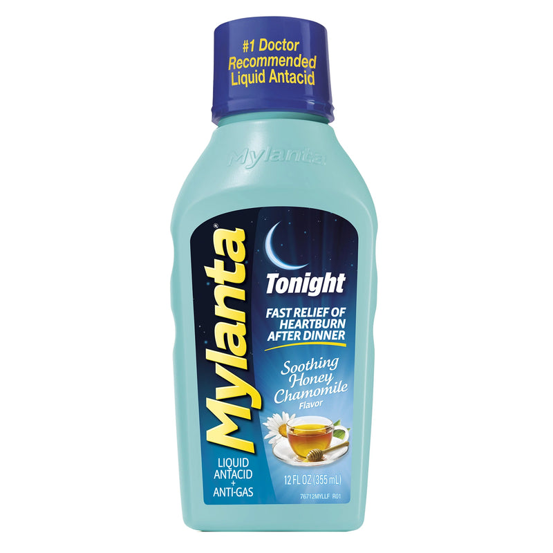 Mylanta Tonight Liquid Soothing Honey Chamomile Flavor, 12-Ounce Bottle, Sold As 1/Each Infirst 62372051012