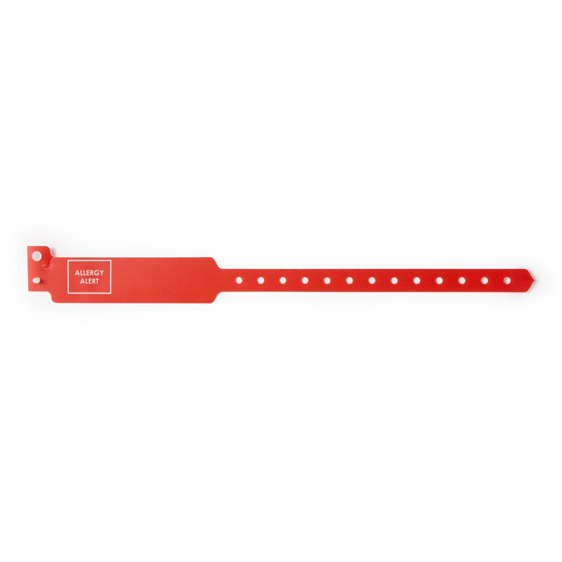 Sentry® Superband® Allergy Alert Patient Identification Band, 11-1/2 Inch, Red, Sold As 250/Box Precision 5052-16-Pdj