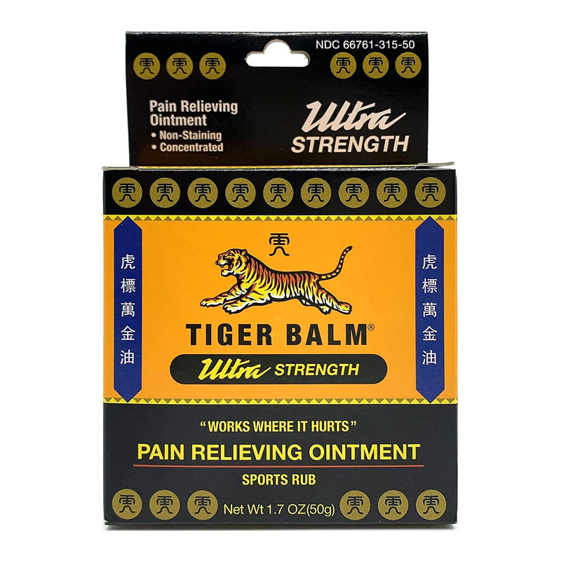 Tiger Balm® Ultra Camphor / Menthol Topical Pain Relief, Sold As 1/Each Prince 39278031541