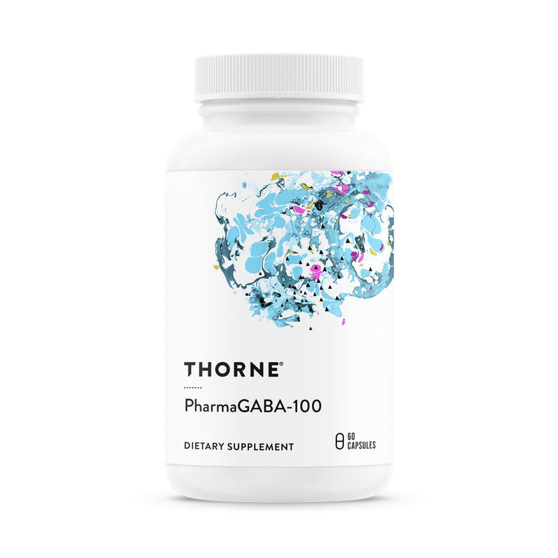 Supplement, Cap Pharmagaba-100(60/Bt 12Bt/Cs), Sold As 1/Bottle Thorne Sp652