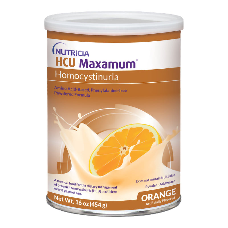 Hcu Maxamum® Orange Homocystinuria Oral Supplement / Tube Feeding Formula, Sold As 6/Case Nutricia 175750