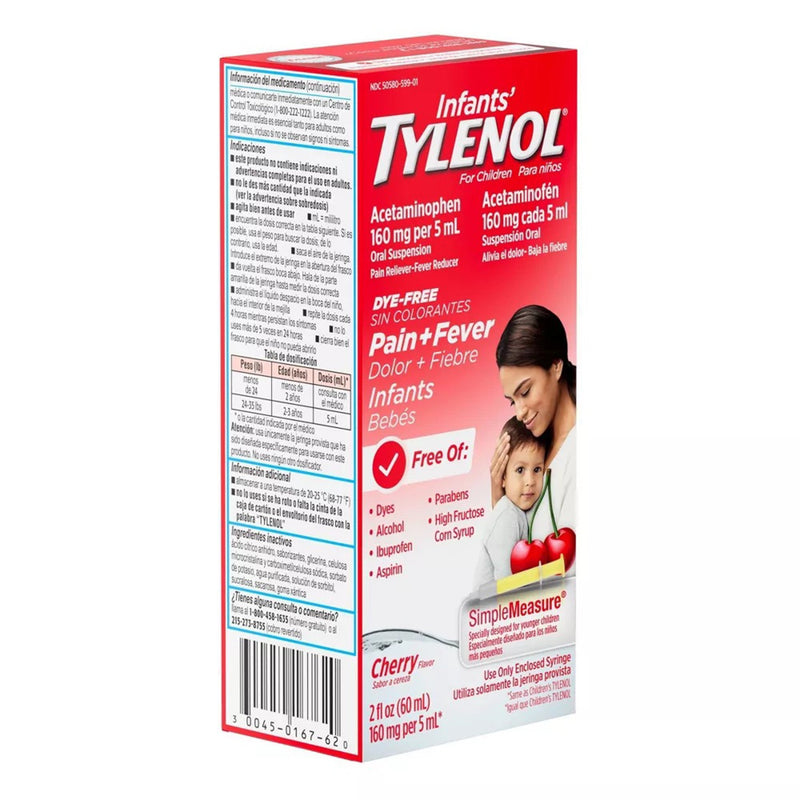 Infants' Tylenol® Acetaminophen Children'S Pain Relief, Sold As 1/Each J 05058022302