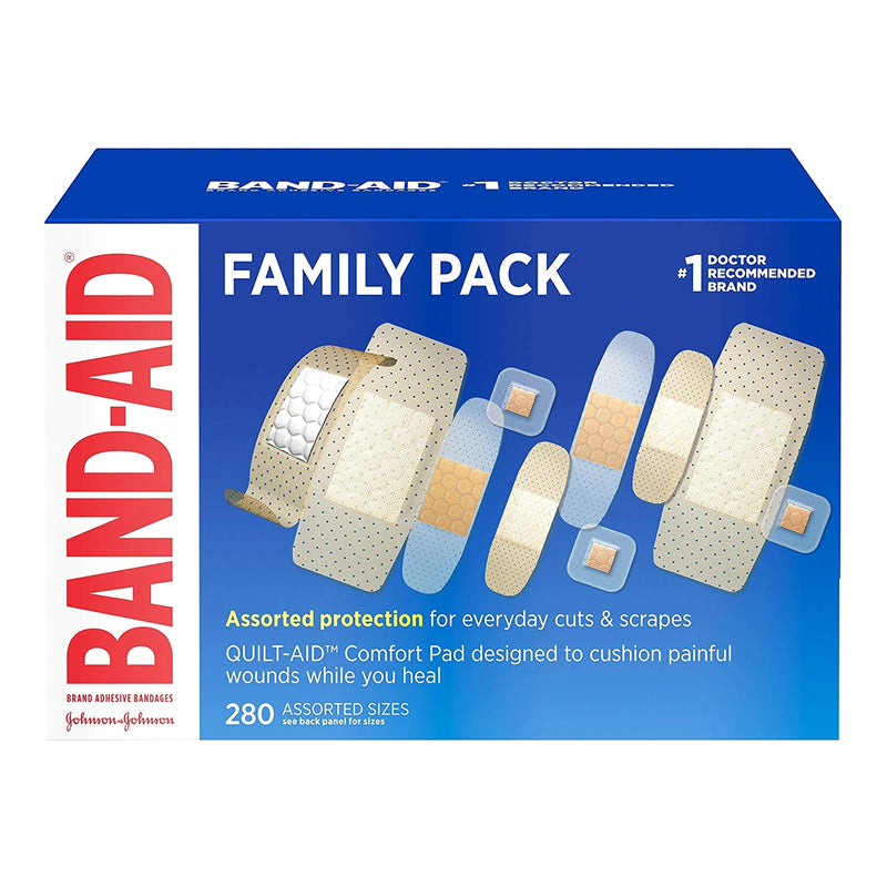 Band-Aid® Adhesive Bandages Family Variety Pack, Sold As 1/Box Johnson 10381370047114