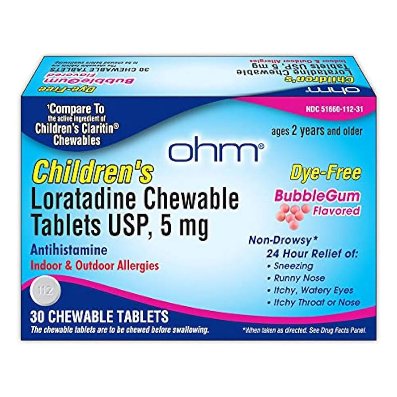 Ohm® Loratadine Children'S Allergy Relief, Sold As 1/Bottle Ohm 51660011231