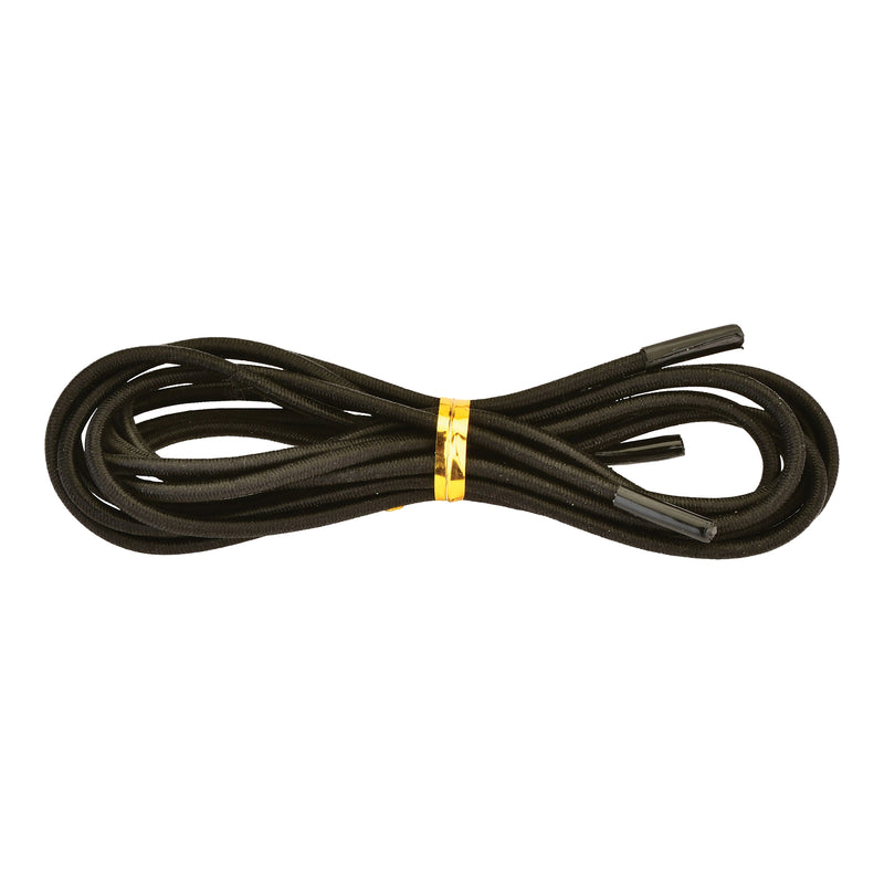 Nova Ortho-Med Elastic Shoelaces, Black, Pair, Sold As 1/Each Nova Pa-1005