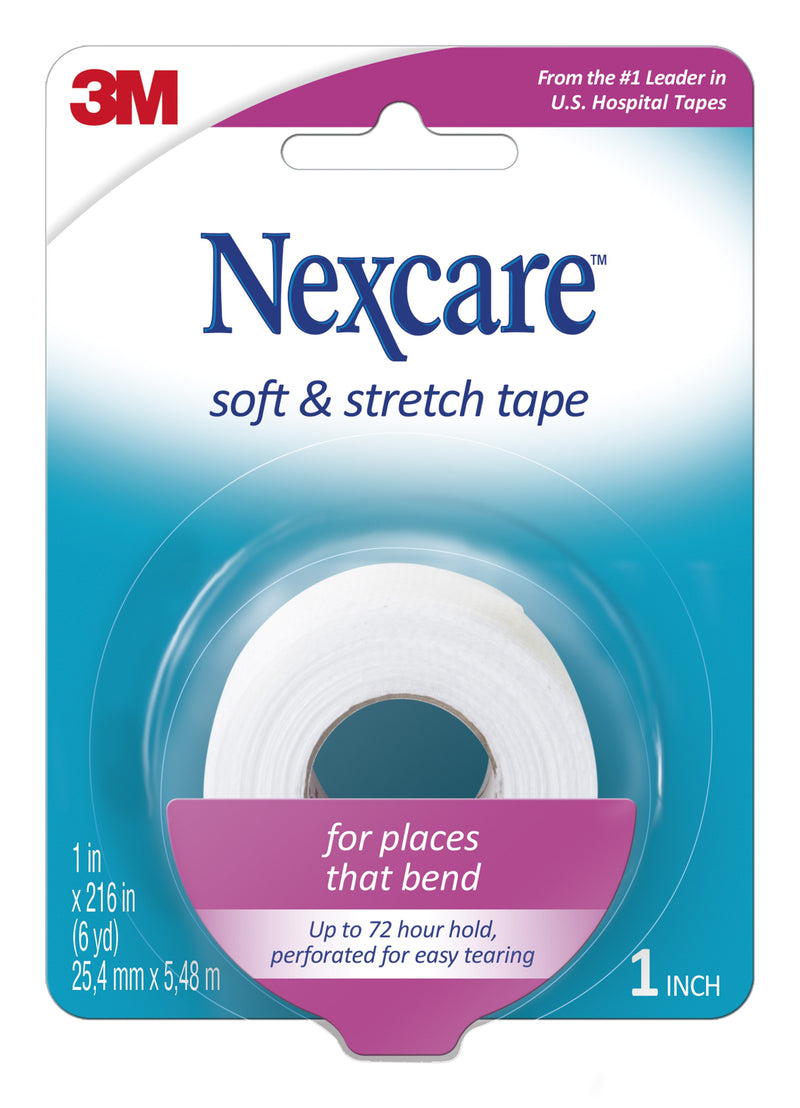 3M™ Nexcare™ Fabric Medical Tape, 1 Inch X 6 Yard, White, Sold As 1/Each 3M 751