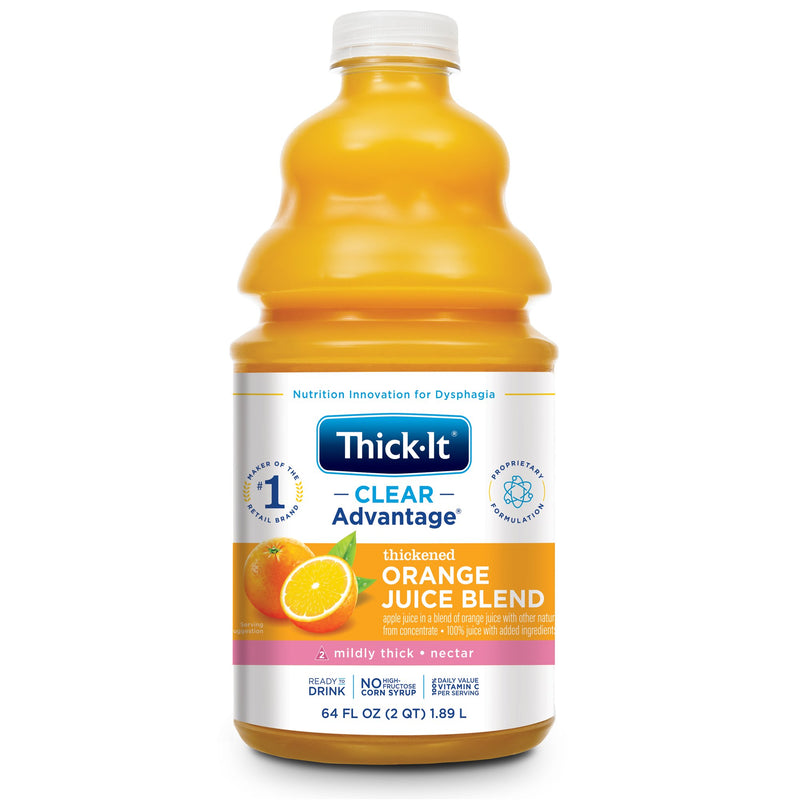 Thick-It Clear Advantage Nectar Consistency Orange Thickened Beverage, 64-Ounce Bottle, Sold As 4/Case Kent B477-A5044