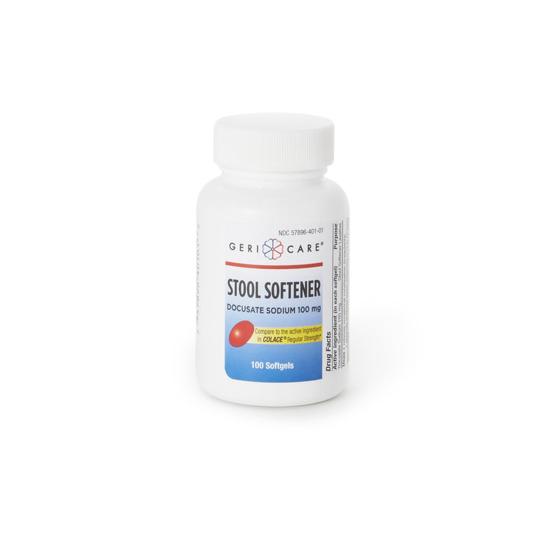 Geri-Care® Docusate Sodium Stool Softener, Sold As 12/Case Geri-Care 401-01-Gcp