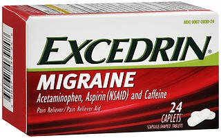 Excedrin® Migraine Acetaminophen / Aspirin / Caffeine Pain Relief, Sold As 1/Bottle Glaxo 00067203924