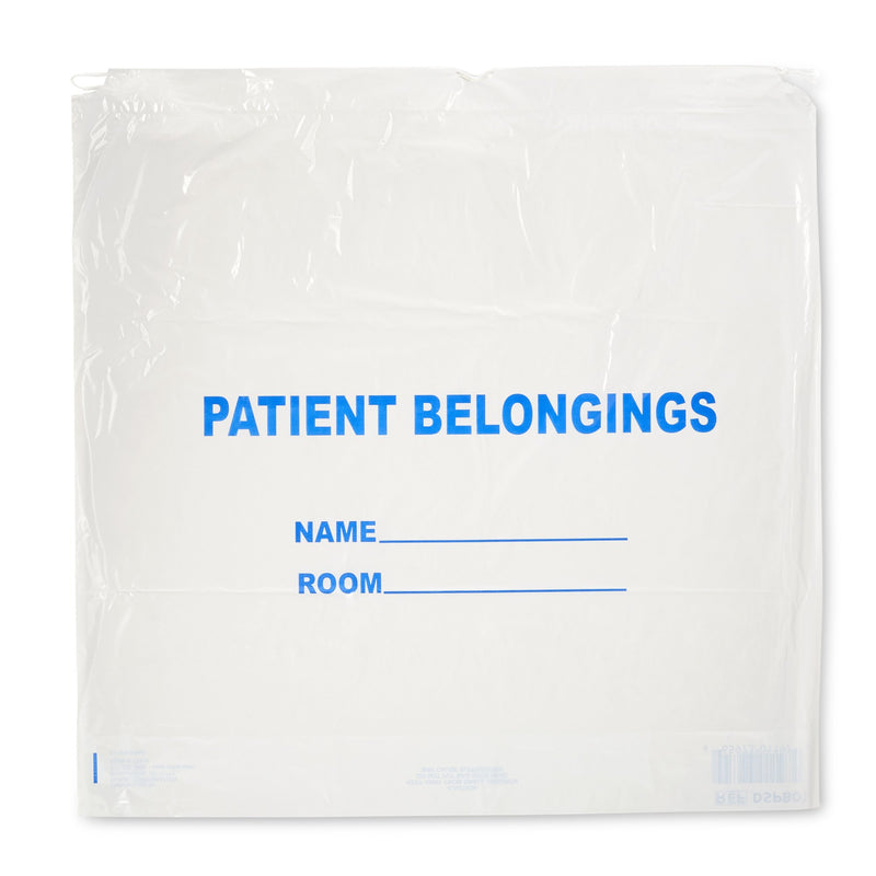 Dukal® Patient Belongings Bag, White, Sold As 250/Case Donovan Dspb01