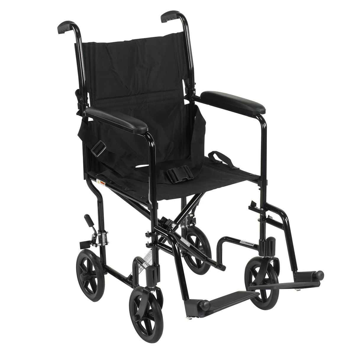 DRIVE™ LIGHTWEIGHT TRANSPORT CHAIR, BLACK, 17-INCH SEAT WIDTH, SOLD AS  1/EACH DRIVE ATC17-BK | BriteSources