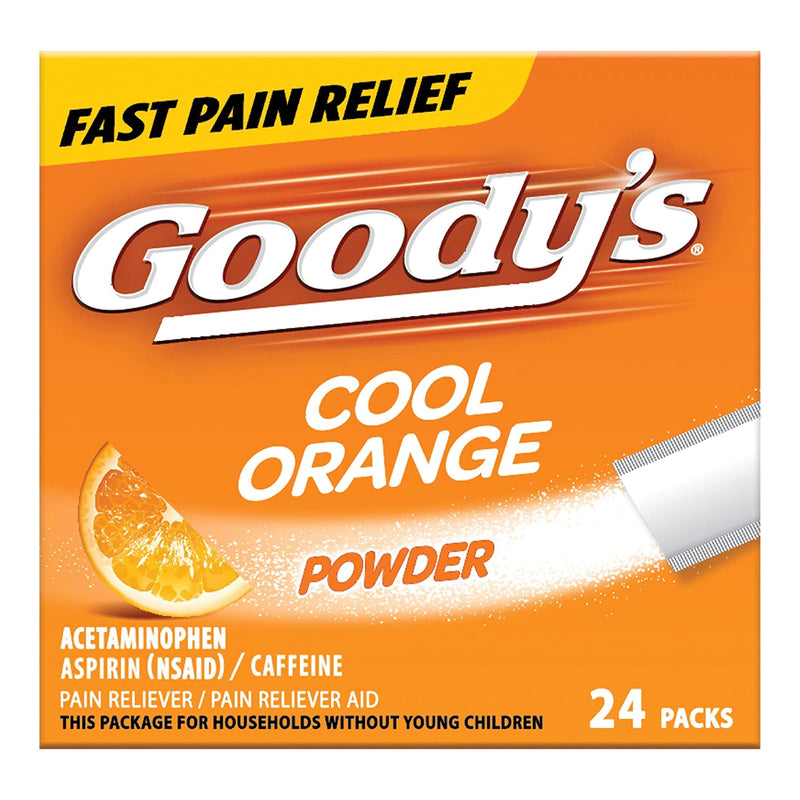 Goody'S® Extra Strength Acetaminophen / Aspirin / Caffeine Pain Relief, Orange Flavor, Sold As 1/Each Med-Tech 04203710298
